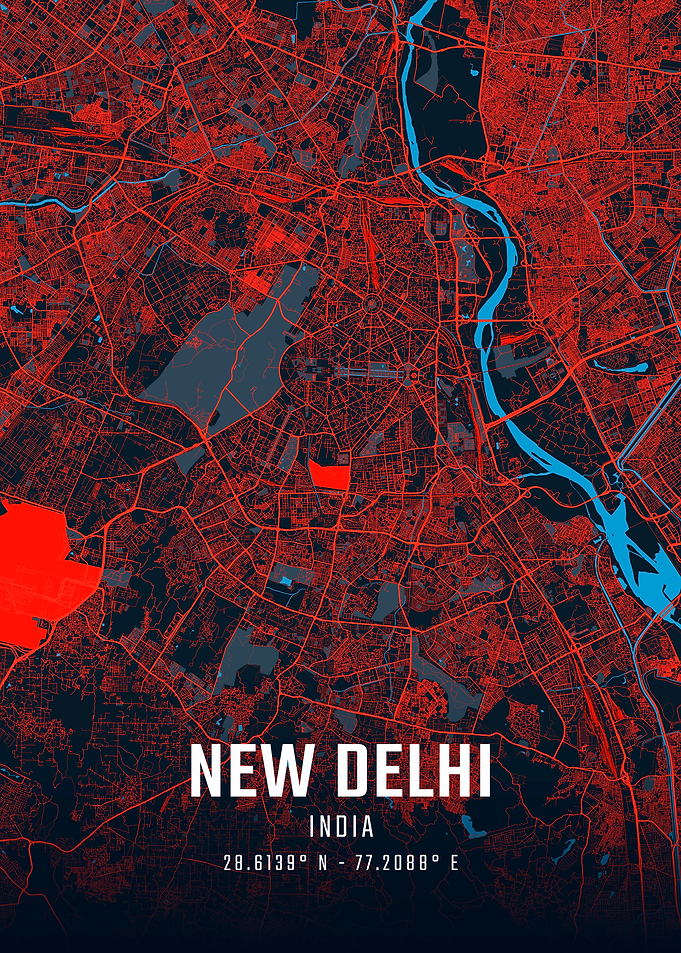 New Delhi City Map