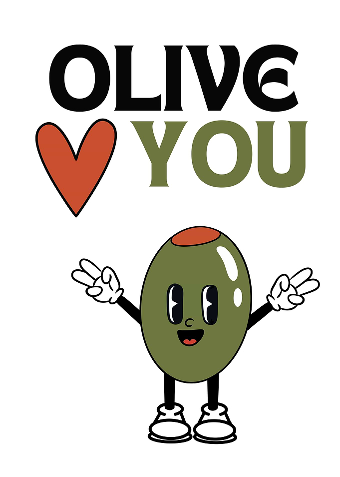 Olive You Cartoon