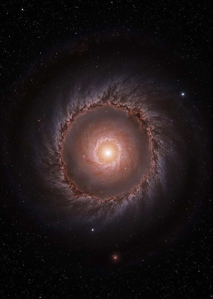 Cosmic Eye: Spiral Galaxy in Space