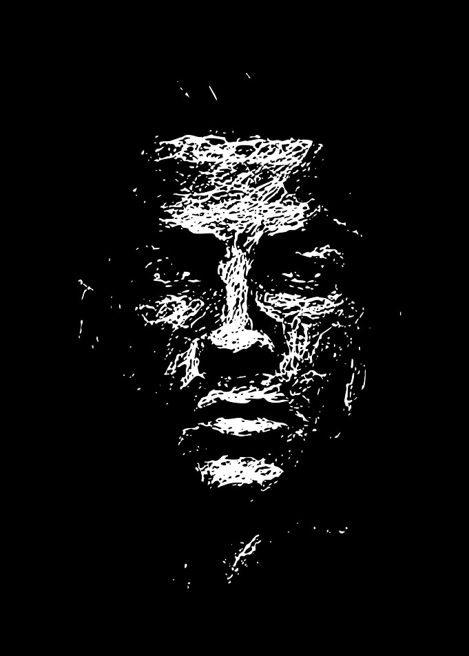 Christiano Ronaldo Black and White