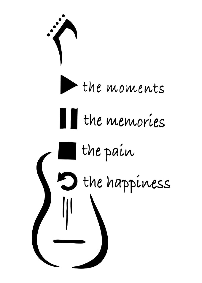 Guitar of Life's Moments