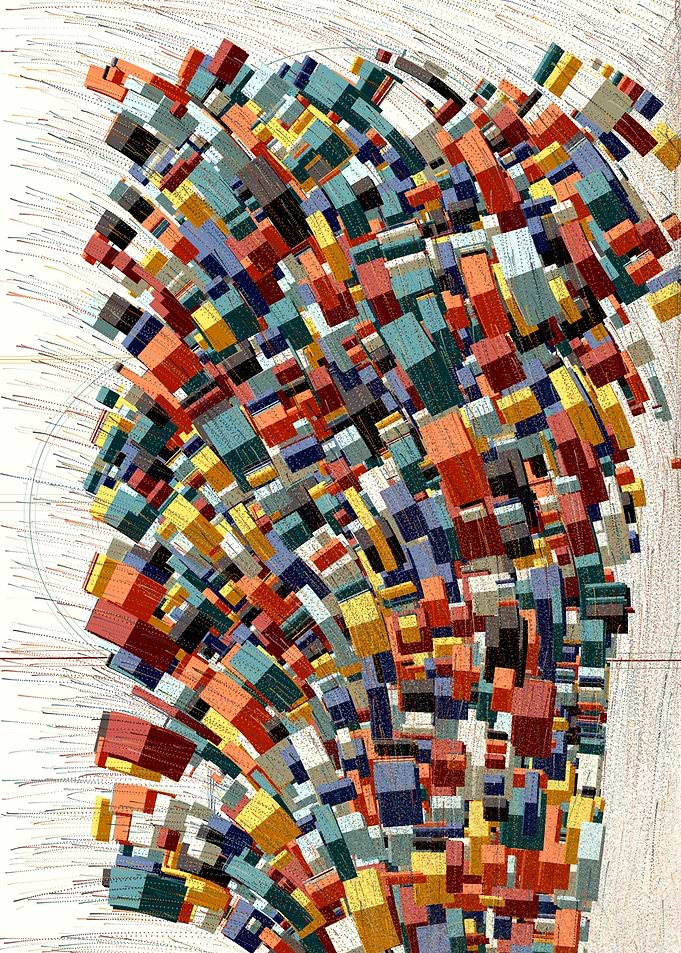 Abstract Rectangular Mosaic