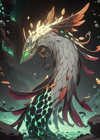 Fantasy Creature Dark Waters