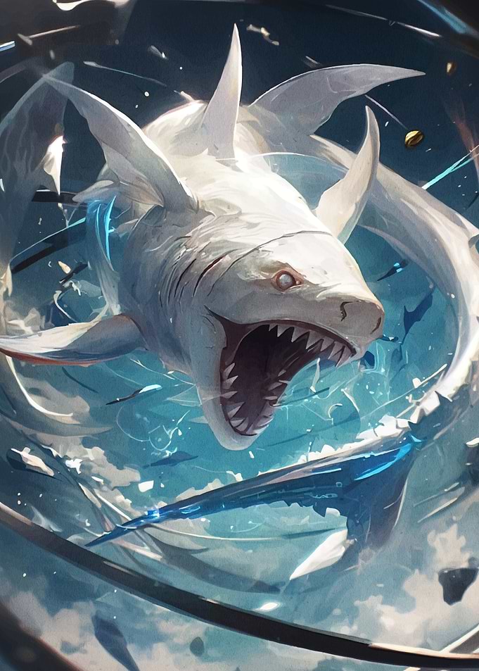 Albino Shark Ocean