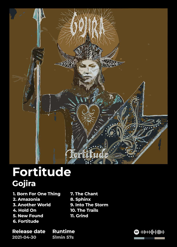Gojira - Fortitude Album Cover