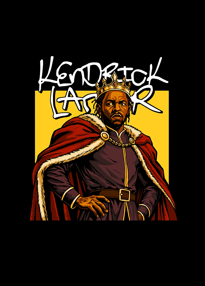 Kendrick Lamar King Illustration
