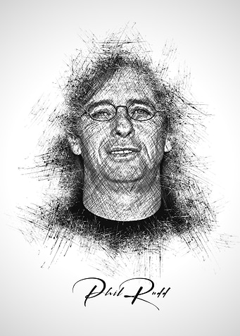 Phil Rudd Sketch Portrait