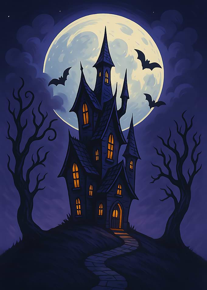 Spooky House Hallowen