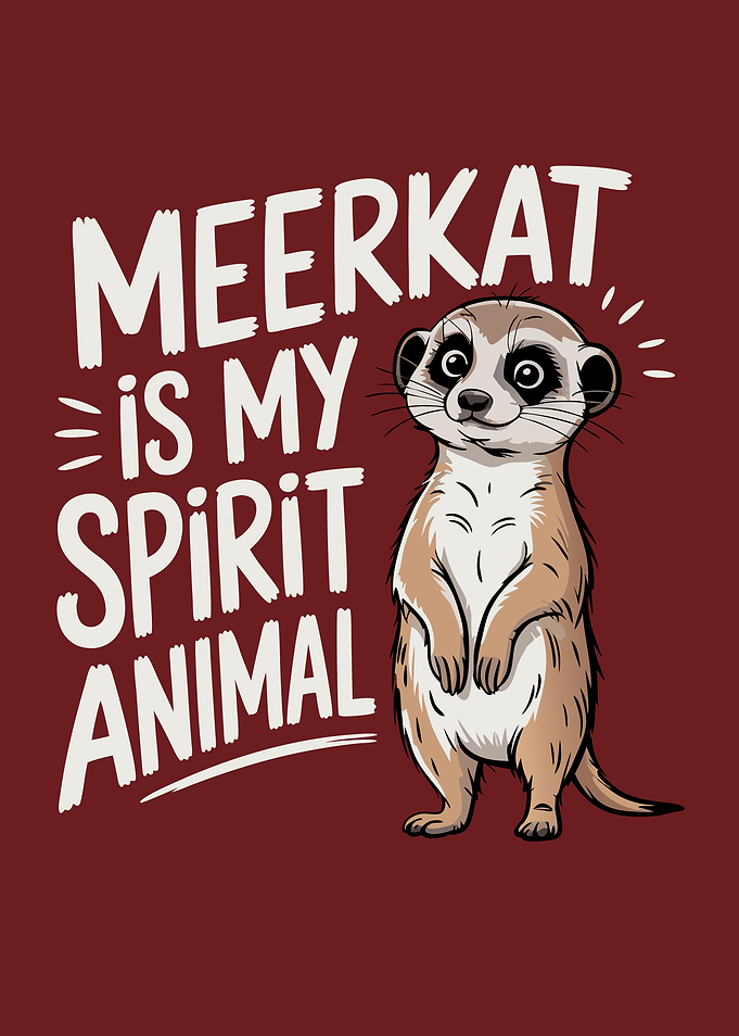 Meerkat Spirit Animal Illustration