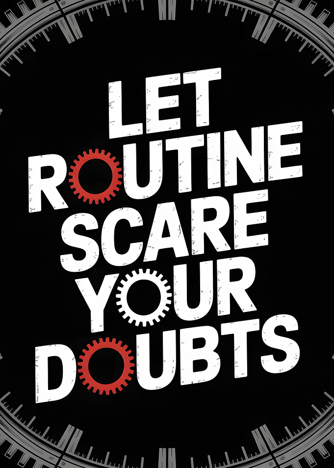 Let Routine Scare Your Doubts