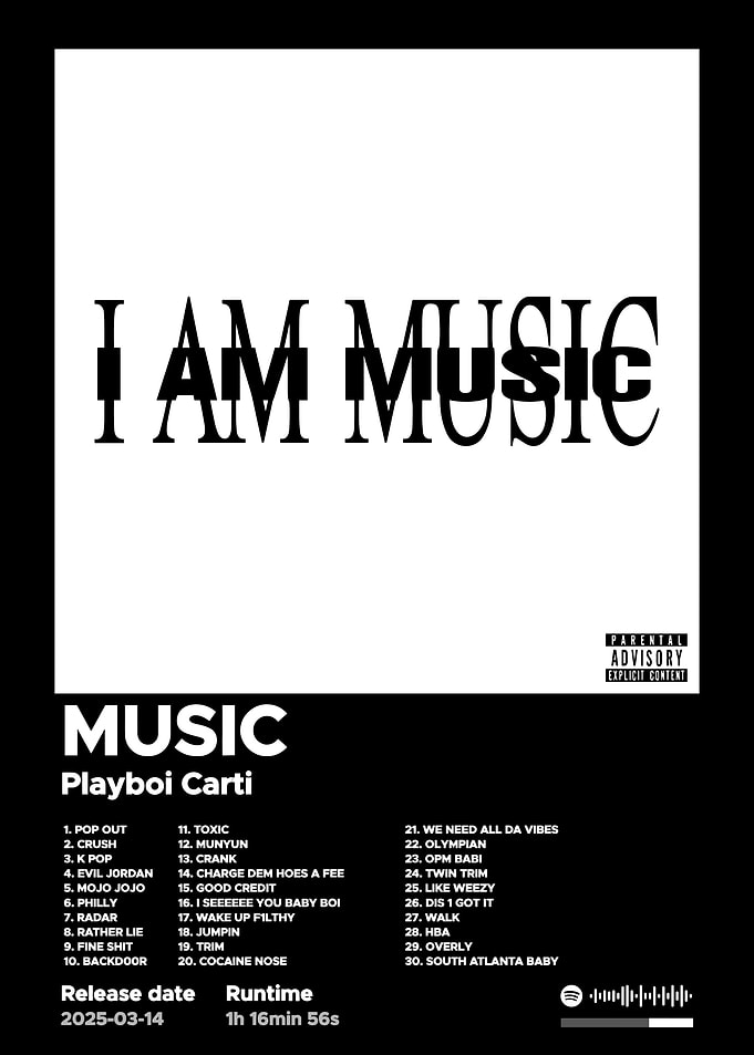 Playboi Carti - I AM MUSIC Album