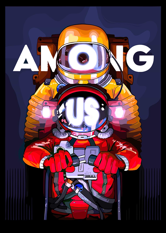 Among Us Crewmates Illustration