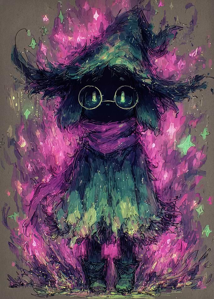 Ralsei from Deltarune fanart
