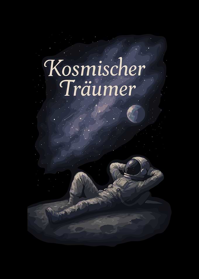 Kosmischer Träumer: Astronaut in Space Dream