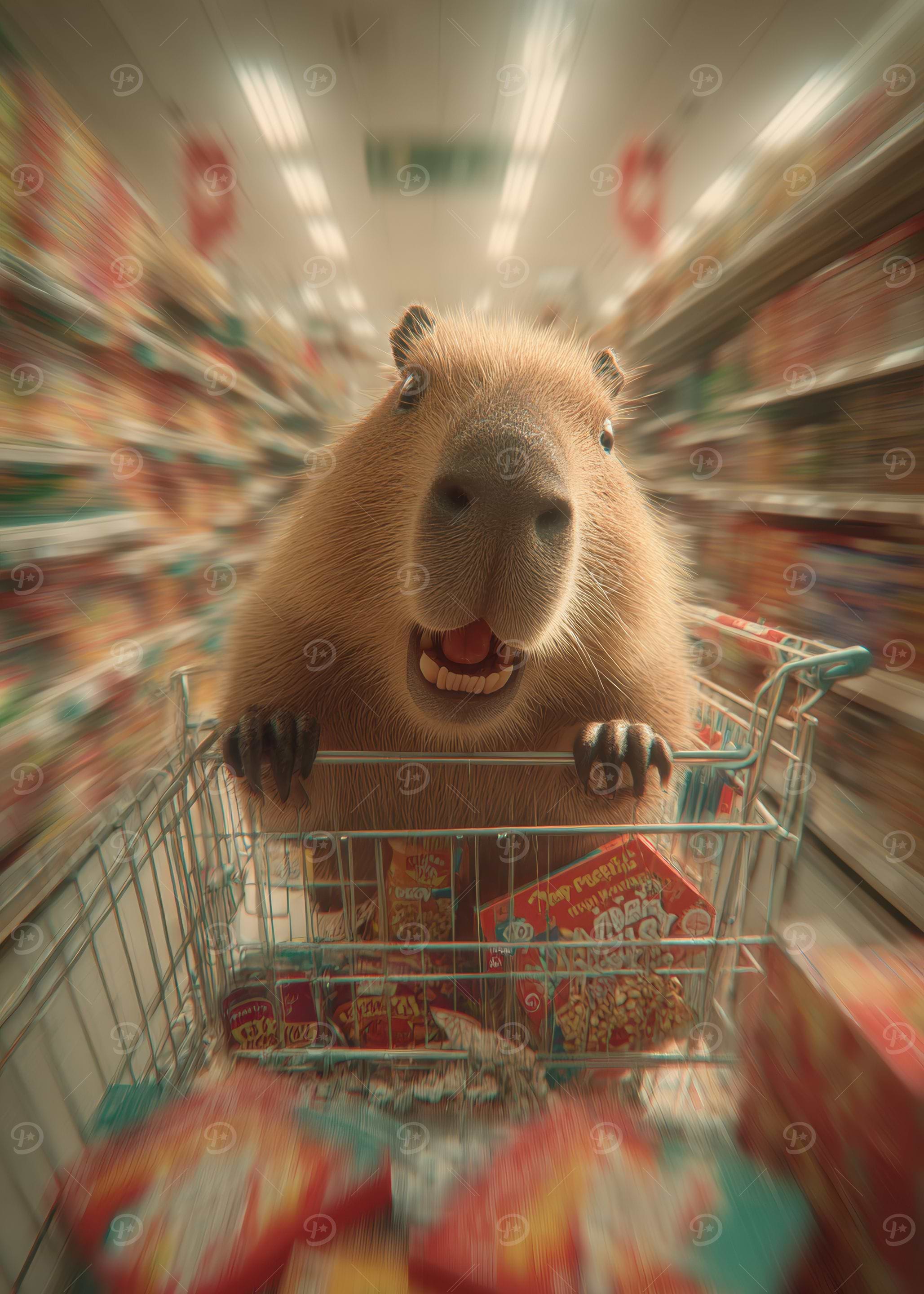 Capybara Shopping Spree