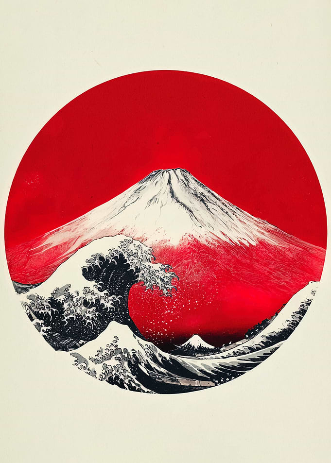 Mount Fuji and The Great Wave