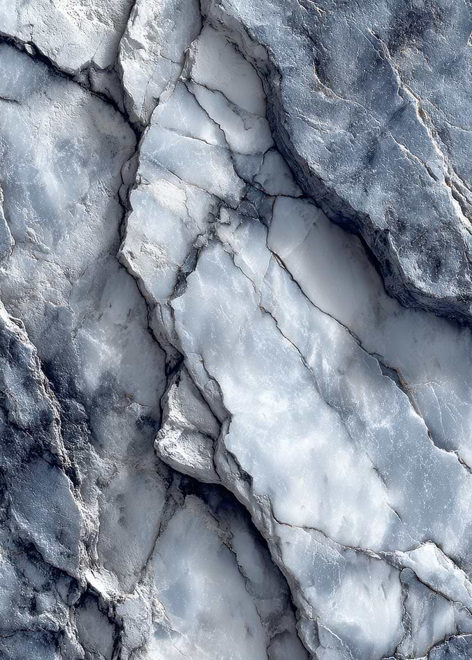 Blue and White Marble Texture