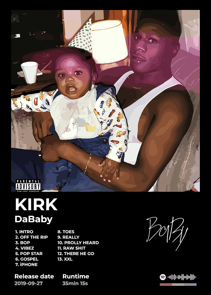 DaBaby kirk Album Cover