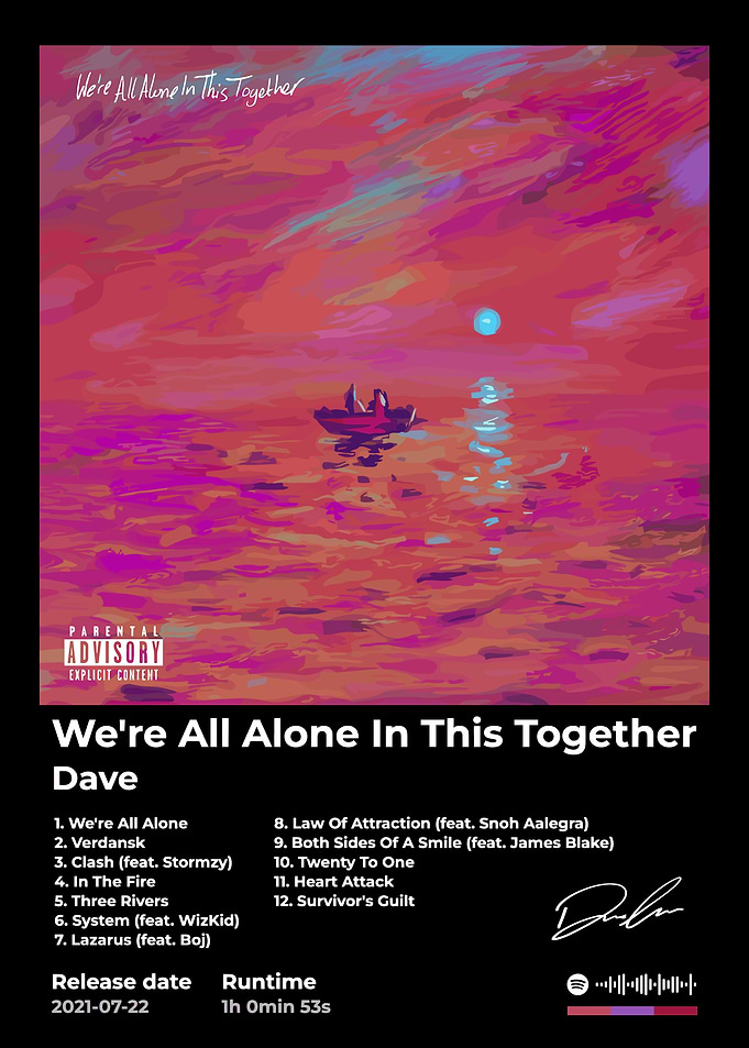 dave album We're All Alone In This Together