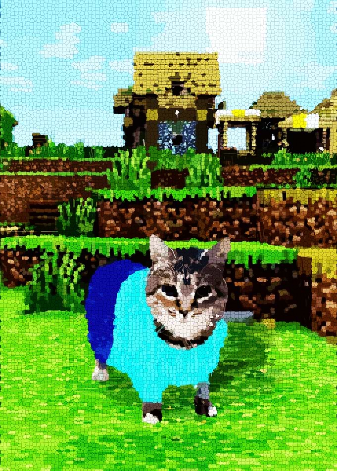 Cute Cat Mosaic