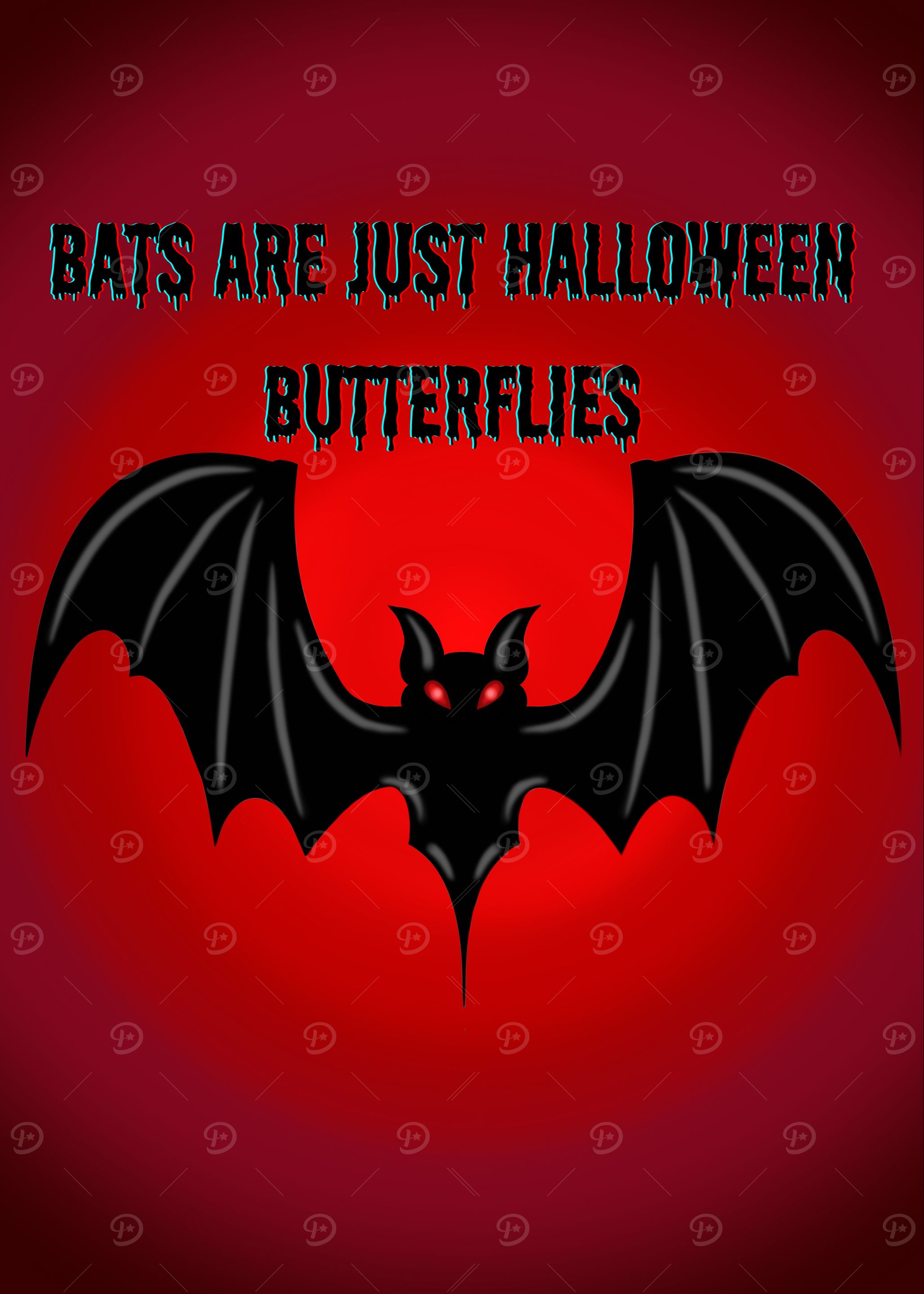 Bats are Halloween Butterflies