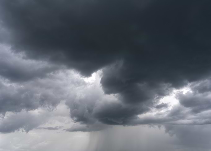 Dark Storm Clouds with Rain