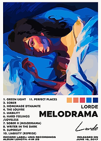 Lorde - Melodrama Album Cover