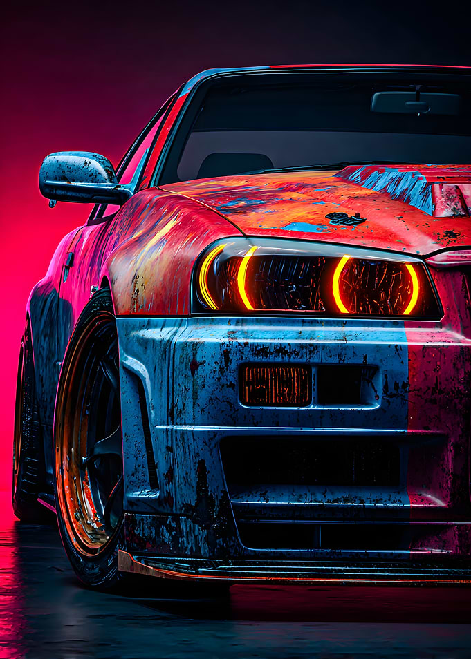 Nissan Skyline R34 Custom Paint
