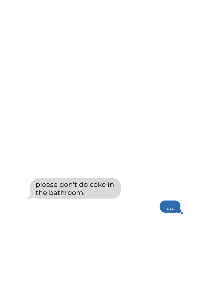 Text Message: Don't do coke