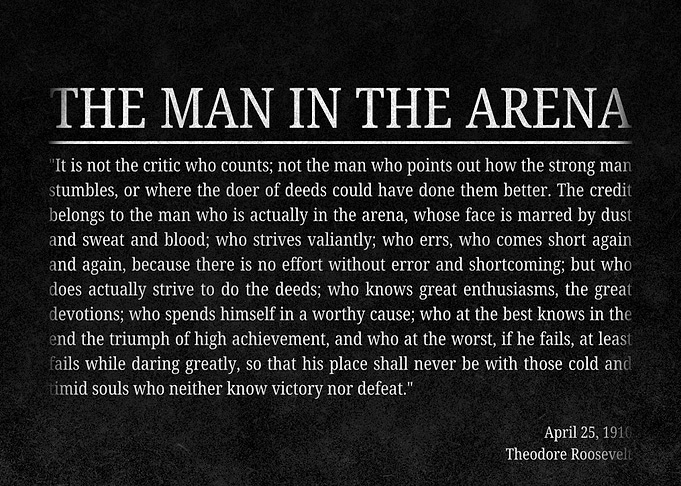 The Man in the Arena Quote