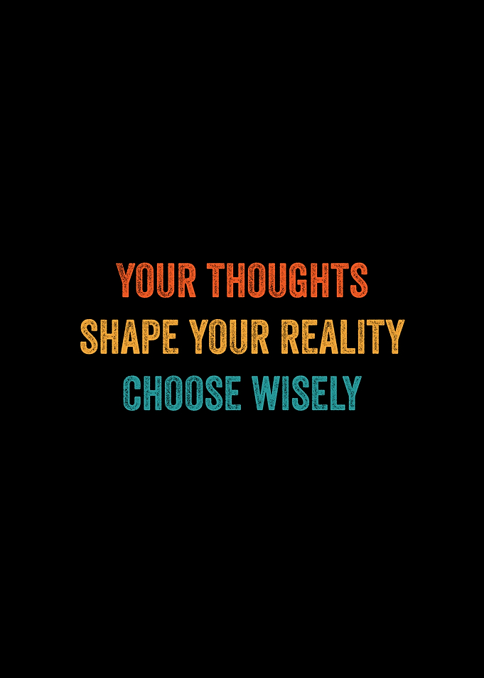 Inspirational Quote: Thoughts Shape Reality