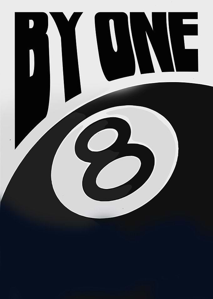 Eight Ball Design with Text