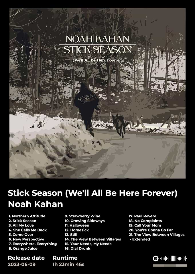 Noah Kahan - Stick Season Album Cover