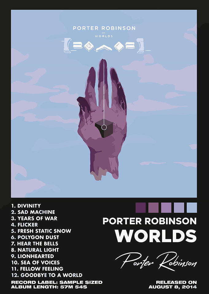 Porter Robinson Worlds Album Cover Art