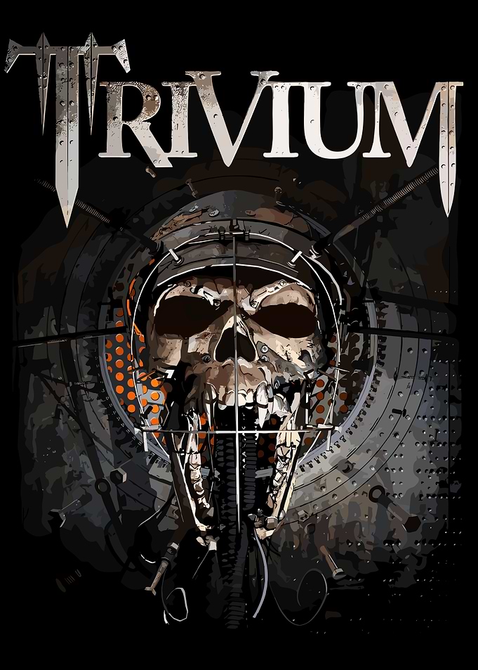 Trivium Band Skull Artwork