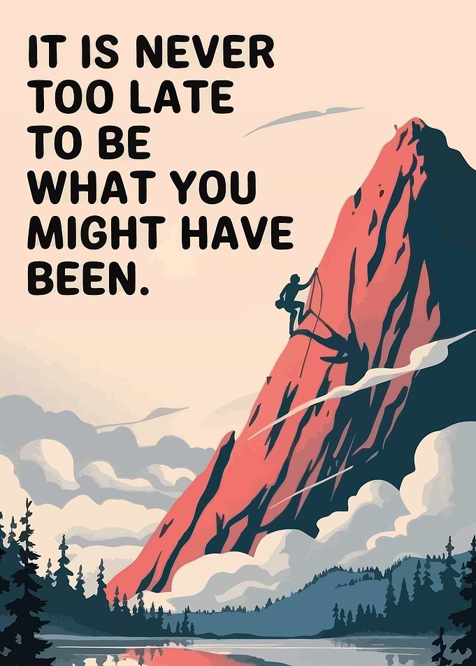 Inspirational Mountain Climbing Art