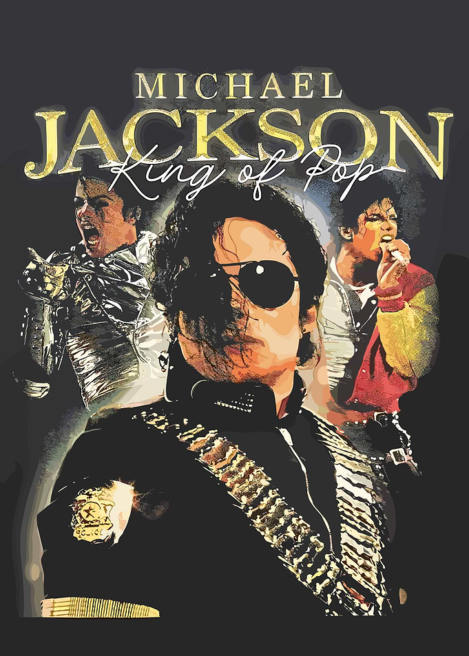 Michael Jackson King of Pop Portrait