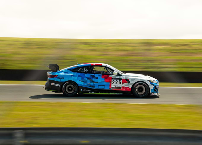 Racing Car on Track