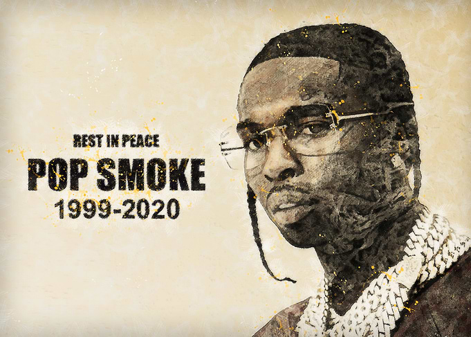 Pop Smoke Tribute Art