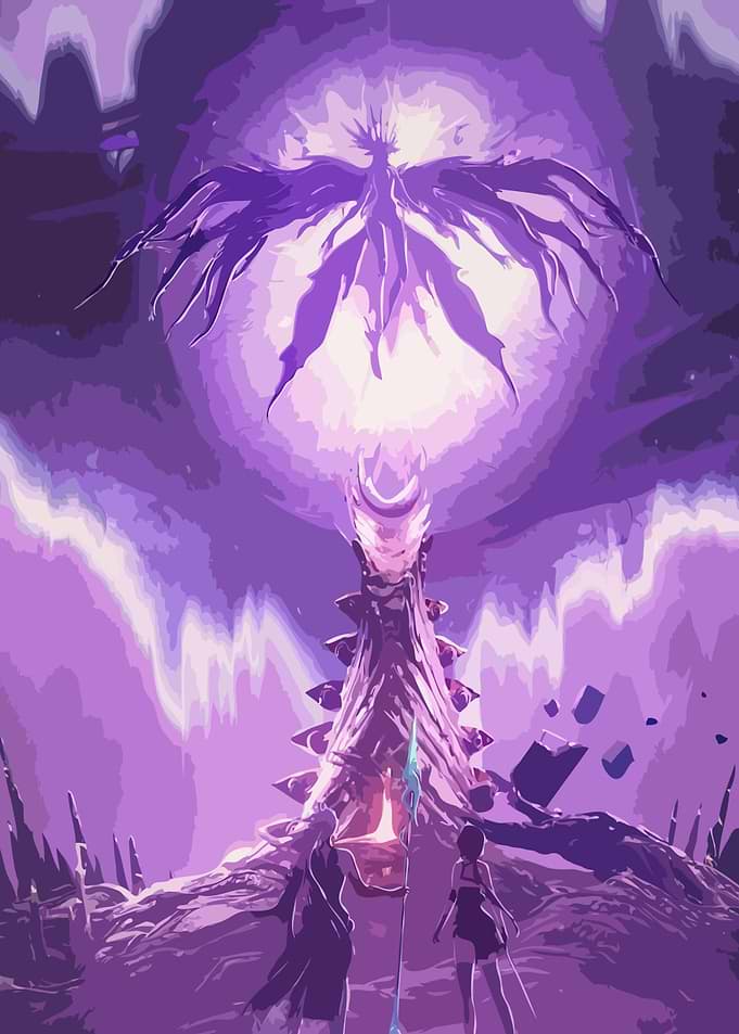 Purple Fantasy Scene