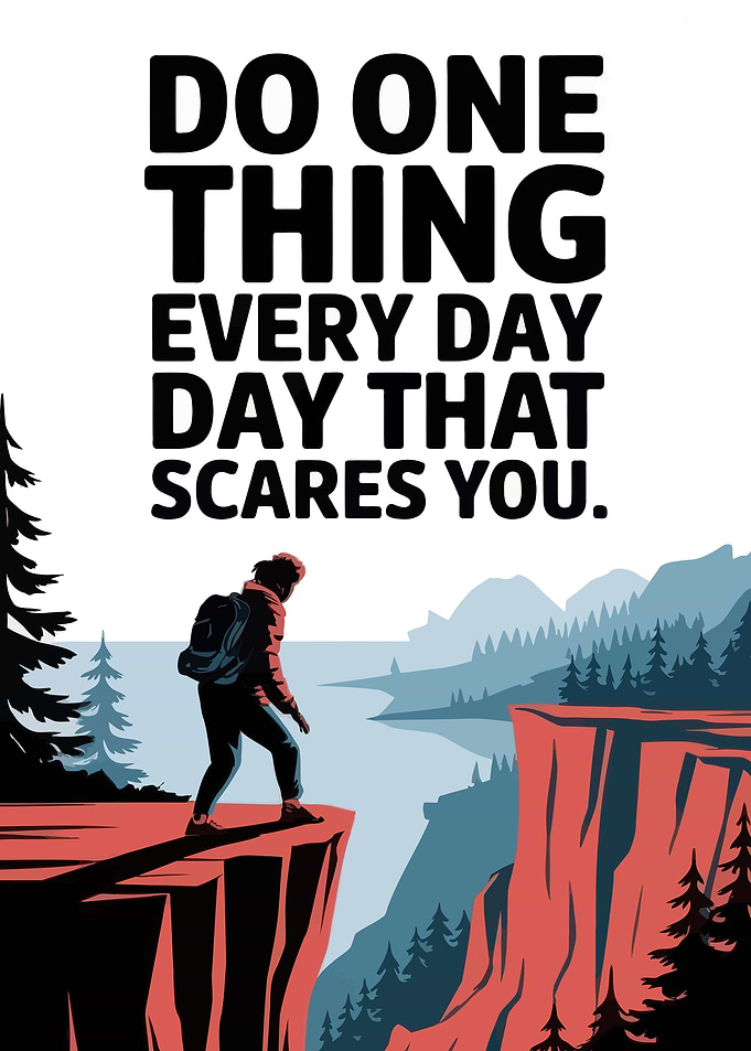 Inspirational Cliffside Adventure
