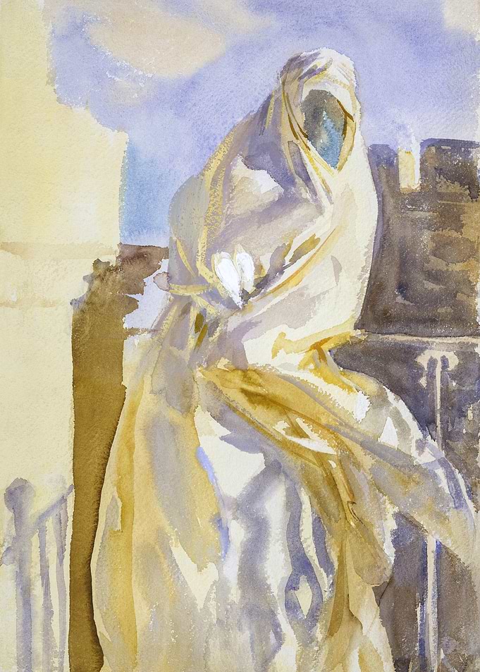 Arab Woman Watercolor Painting