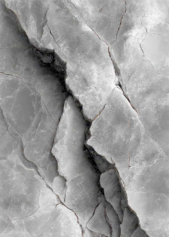 Gray Marble Texture with Cracks