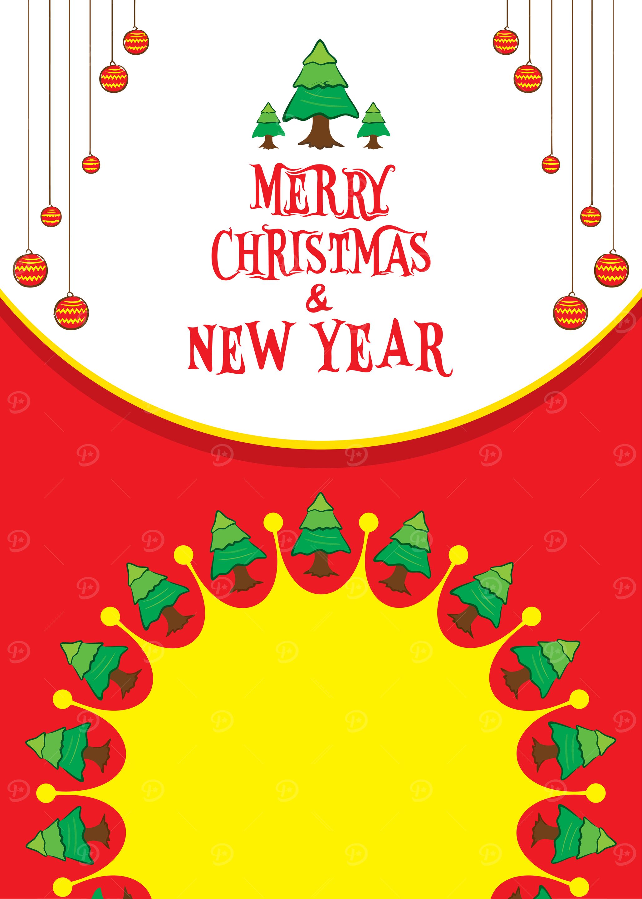 Merry Christmas and New Year Card