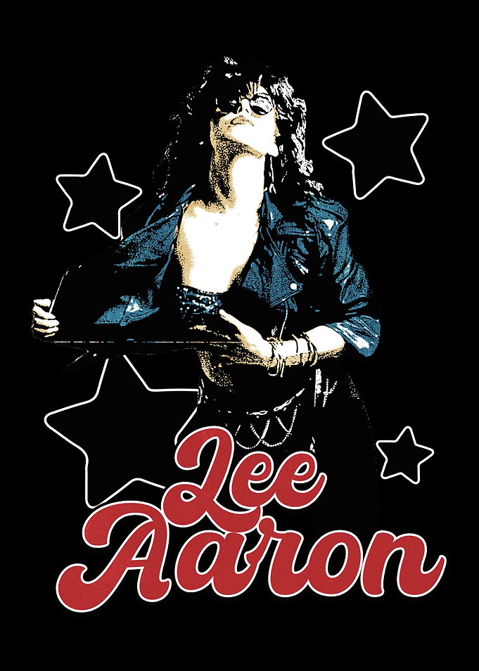 Lee Aaron Retro Poster
