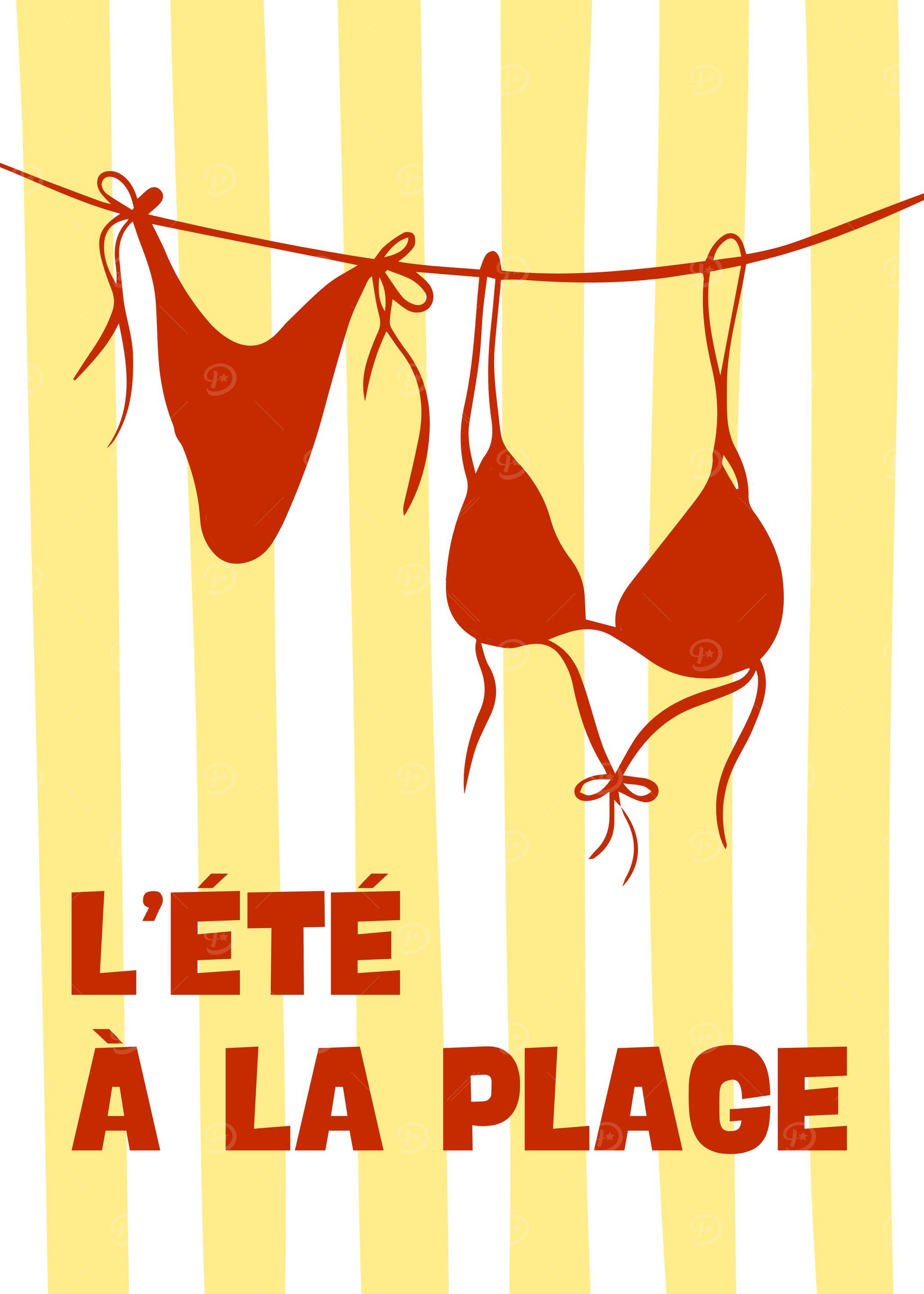 L'été à la plage: Summer at the beach
