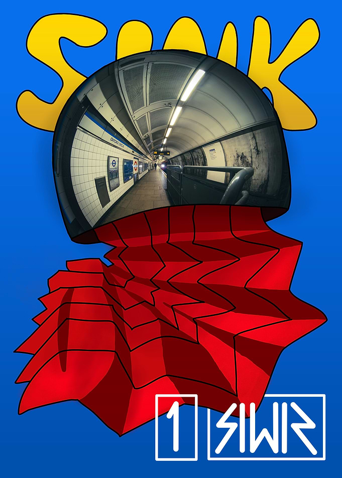 Urban depths - Abstract jellyfish meets underground