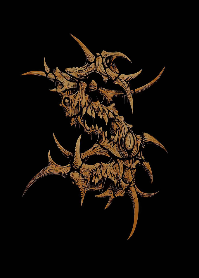 Abstract Skull sepultura