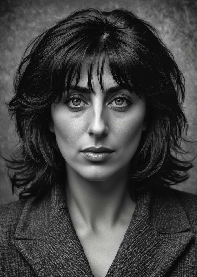 Monochrome Portrait of a Woman