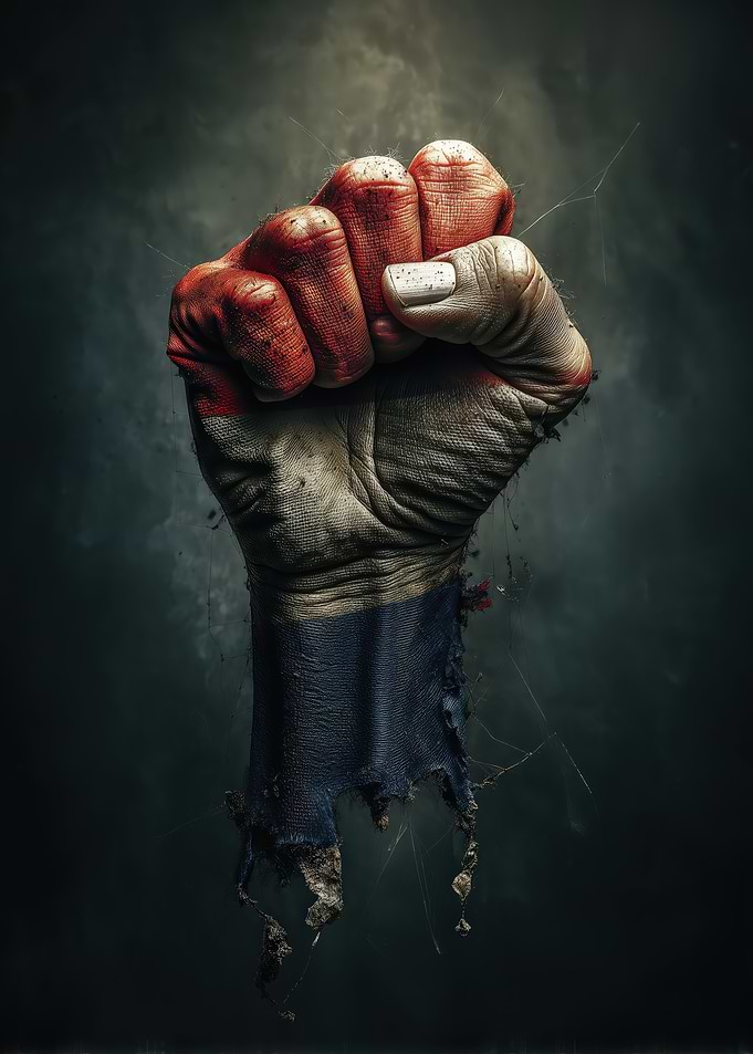 Netherlands Flag Fist